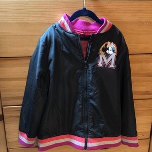 Disney Grey Jacket with Pink and Silver Accents